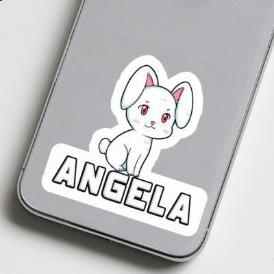 Angela Sticker Rabbit Notebook Image