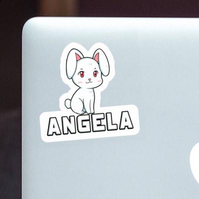 Häschen Aufkleber Angela Laptop Image