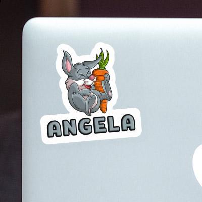 Sticker Hase Angela Laptop Image