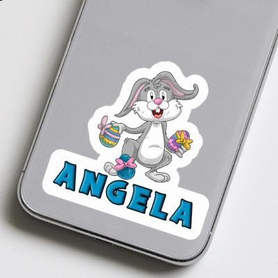 Angela Aufkleber Osterhase Laptop Image