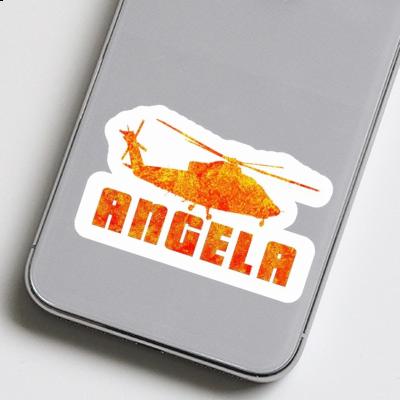 Angela Aufkleber Hubschrauber Notebook Image