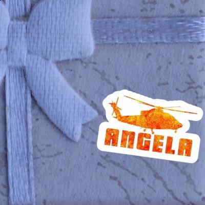 Sticker Angela Helicopter Image