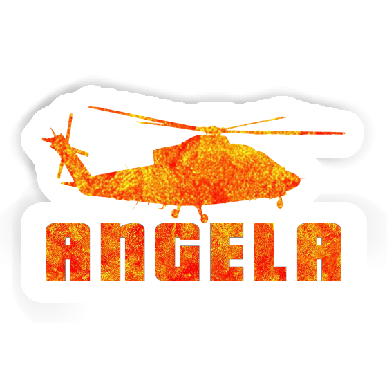Angela Aufkleber Hubschrauber Notebook Image