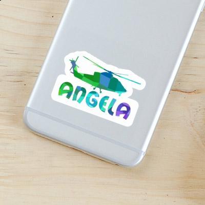 Sticker Angela Helicopter Image