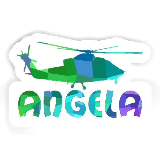 Hélicoptère Autocollant Angela Notebook Image