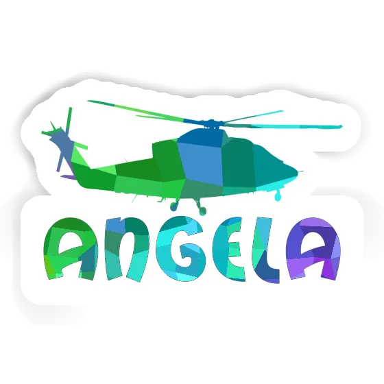 Sticker Angela Helicopter Gift package Image