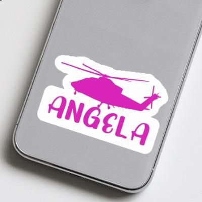 Sticker Angela Helicopter Notebook Image