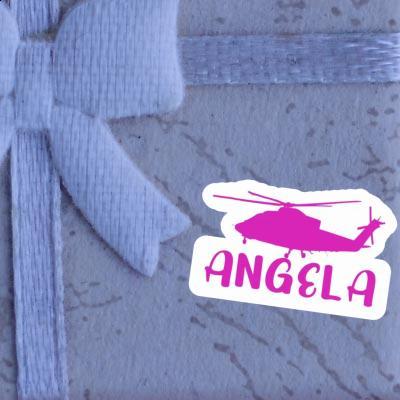 Sticker Angela Helicopter Image