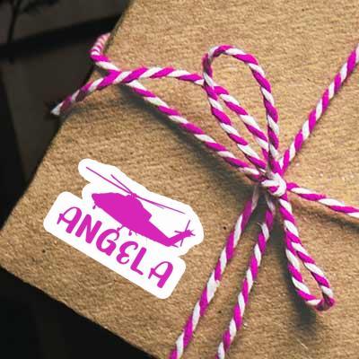 Sticker Angela Helicopter Gift package Image