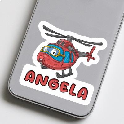Sticker Helicopter Angela Laptop Image