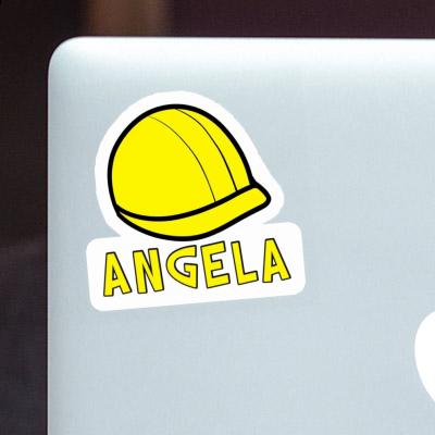 Angela Sticker Construction Helmet Laptop Image