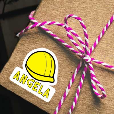 Angela Sticker Construction Helmet Notebook Image