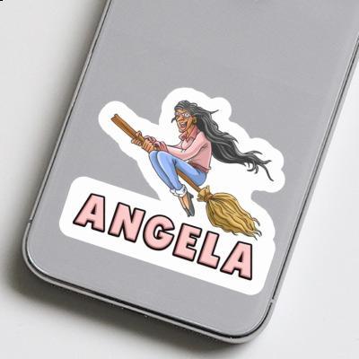 Witch Sticker Angela Laptop Image