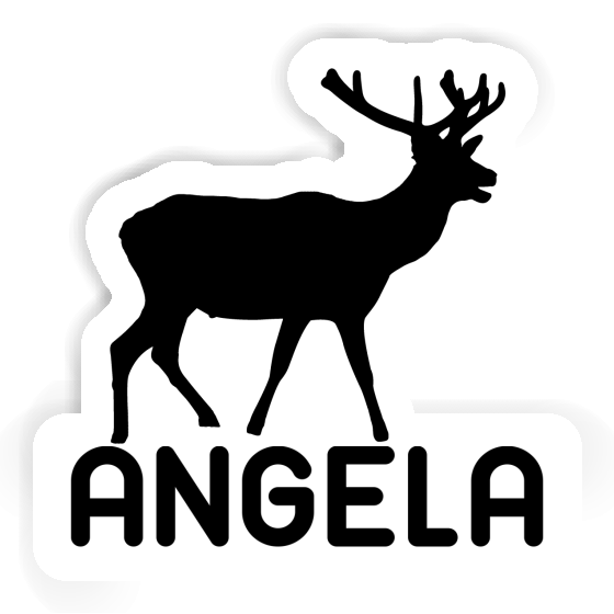 Deer Sticker Angela Laptop Image