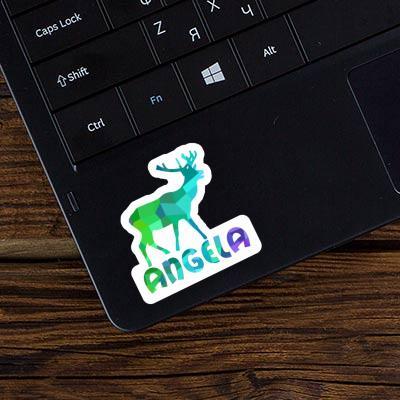 Angela Sticker Deer Laptop Image