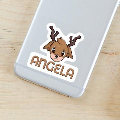 Angela Sticker Deerhead Notebook Image