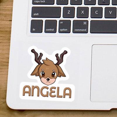 Angela Sticker Deerhead Laptop Image