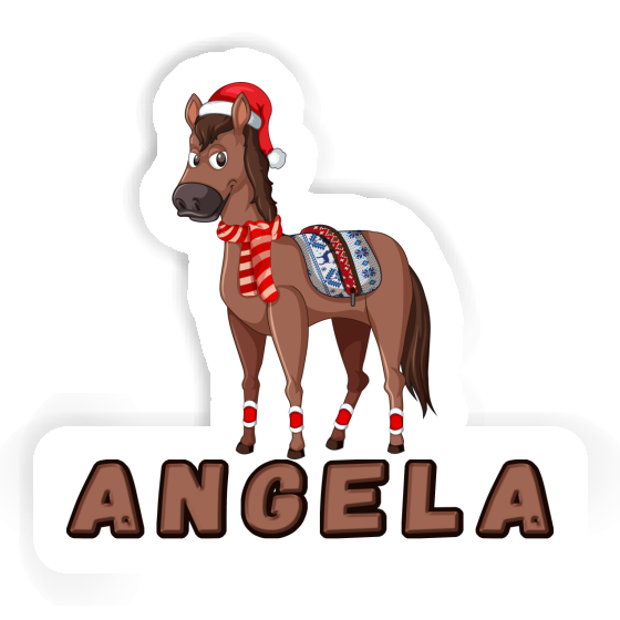 Sticker Angela Pferd Laptop Image