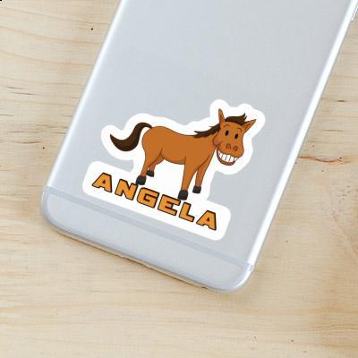 Horse Sticker Angela Laptop Image