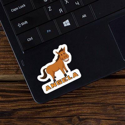 Horse Sticker Angela Laptop Image