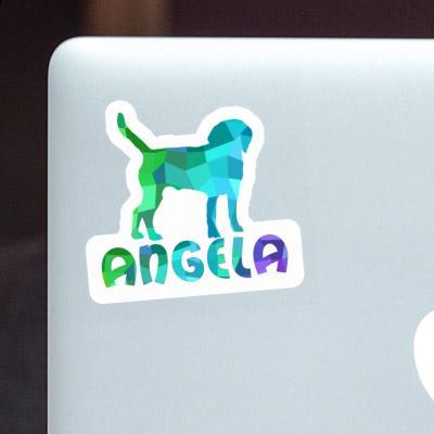 Hound Sticker Angela Laptop Image