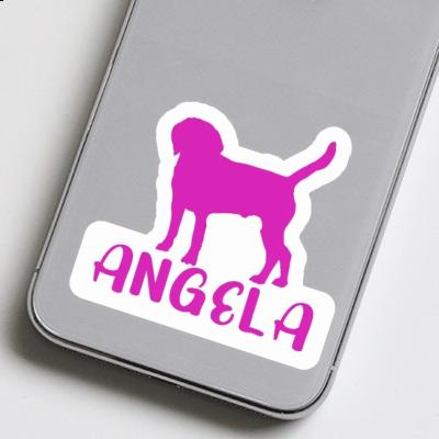 Hund Sticker Angela Laptop Image