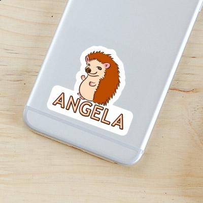 Angela Sticker Hedgehog Notebook Image