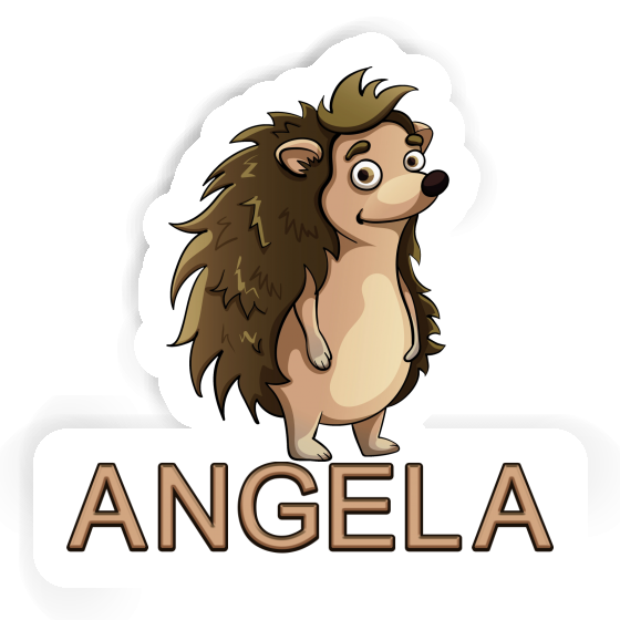 Angela Sticker Standing Hedgehog Image