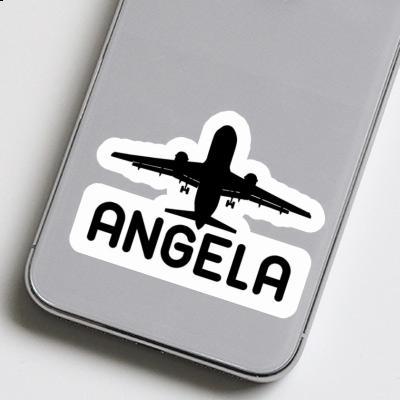 Angela Autocollant Jumbo-Jet Image