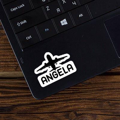 Sticker Jumbo-Jet Angela Laptop Image