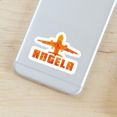 Angela Sticker Jumbo-Jet Image