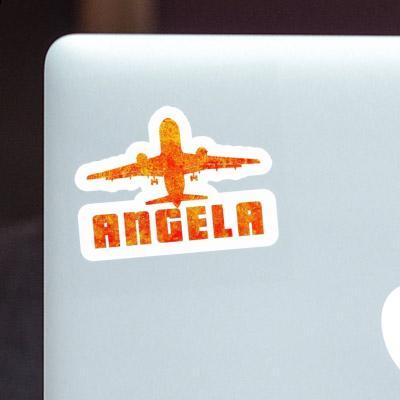 Angela Sticker Jumbo-Jet Notebook Image
