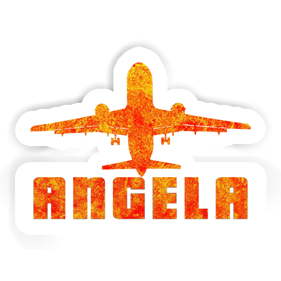 Autocollant Angela Jumbo-Jet Laptop Image