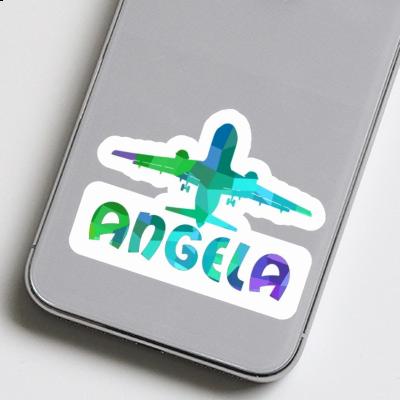 Angela Autocollant Jumbo-Jet Laptop Image