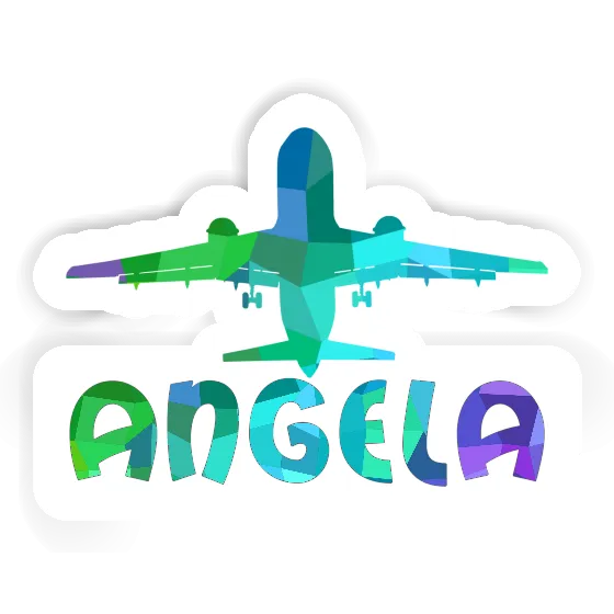 Sticker Jumbo-Jet Angela Notebook Image