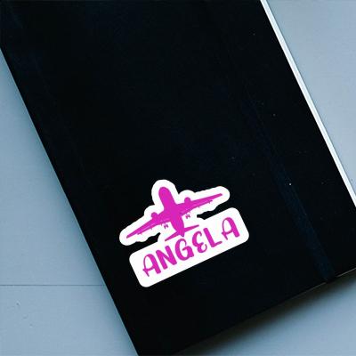 Angela Aufkleber Jumbo-Jet Notebook Image