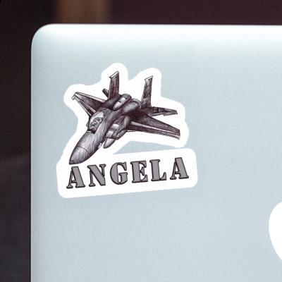 Flugzeug Sticker Angela Notebook Image