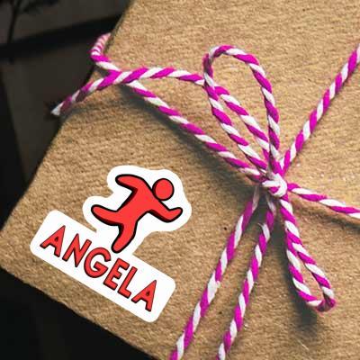 Angela Aufkleber Läufer Gift package Image