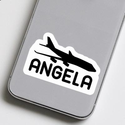 Sticker Jumbo-Jet Angela Image