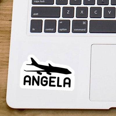 Sticker Jumbo-Jet Angela Notebook Image
