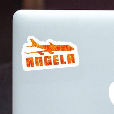 Sticker Angela Jumbo-Jet Laptop Image