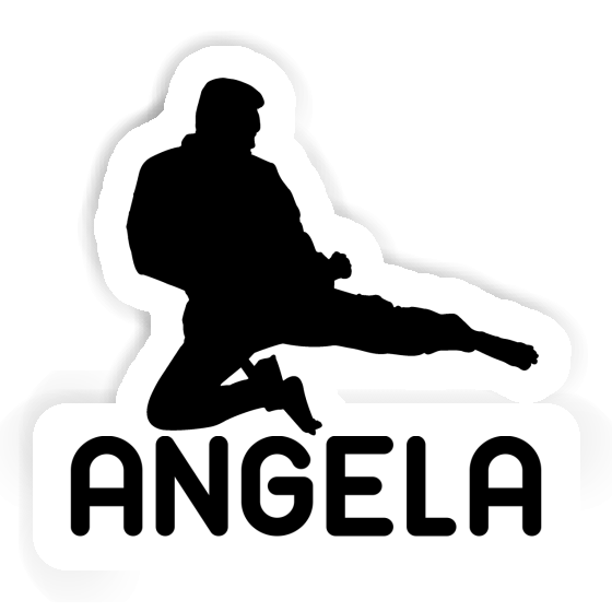 Aufkleber Karateka Angela Image