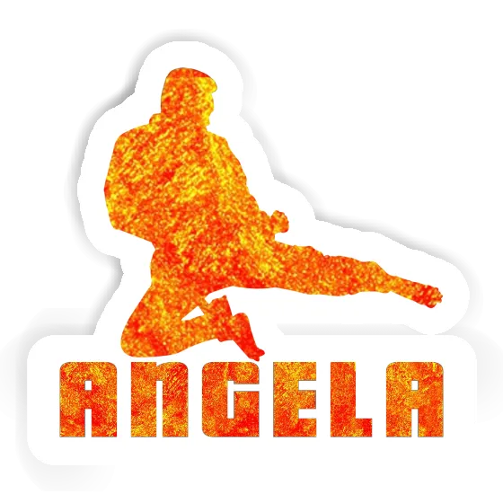 Sticker Karateka Angela Notebook Image
