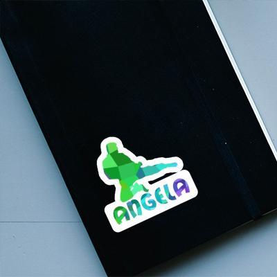 Sticker Angela Karateka Notebook Image