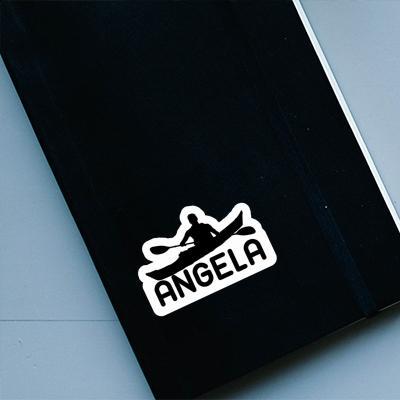 Aufkleber Angela Kajakfahrer Notebook Image