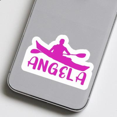 Sticker Kayaker Angela Laptop Image