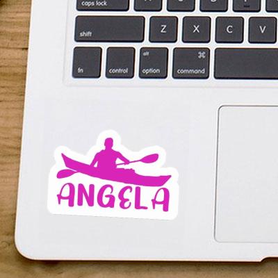 Sticker Kayaker Angela Notebook Image