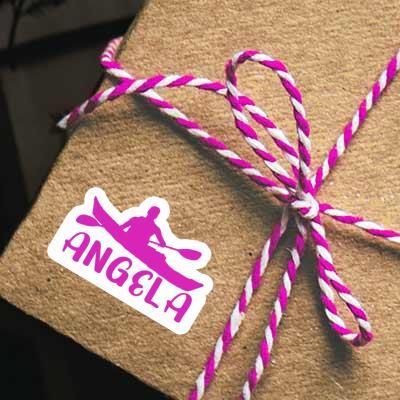 Angela Sticker Kayaker Gift package Image