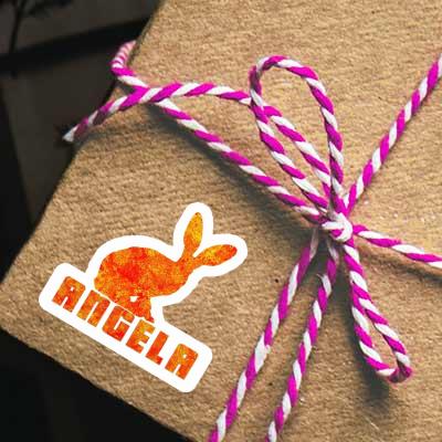 Angela Sticker Rabbit Notebook Image