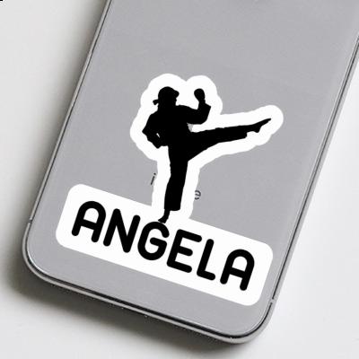 Aufkleber Angela Karateka Laptop Image